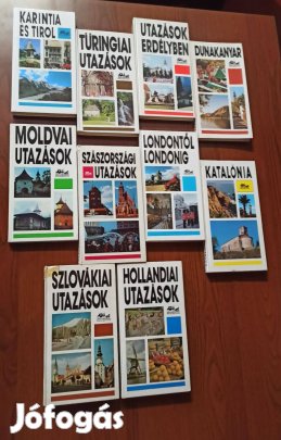 Panoráma mini utikönyvek sorozat könyvcsomag / 10 db könyv