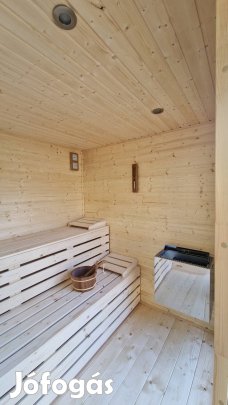 Panorámás kültéri szauna