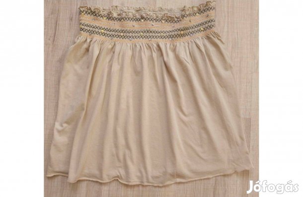 Pánt nélküli női felső, top L-es méret