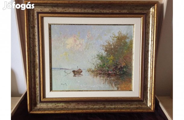 Pantl László - Kalandra várva c. festmény