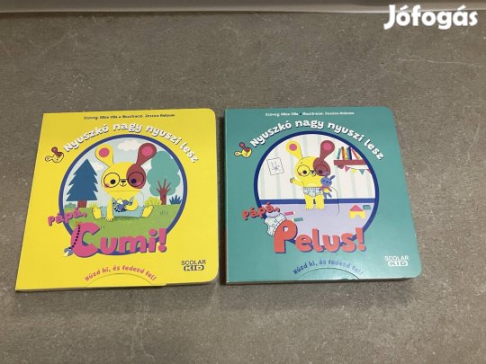 Pápá pelus, Pápá cumi könyvek