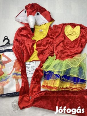 Papagáj jelmez, madár jelmez, felnőtt jelmez, új DK212