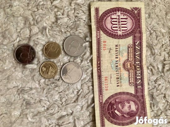 Papír 100 Ft 1984 régi pénz érmék