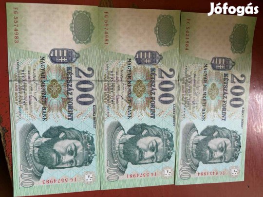 Papír két százasok eladók