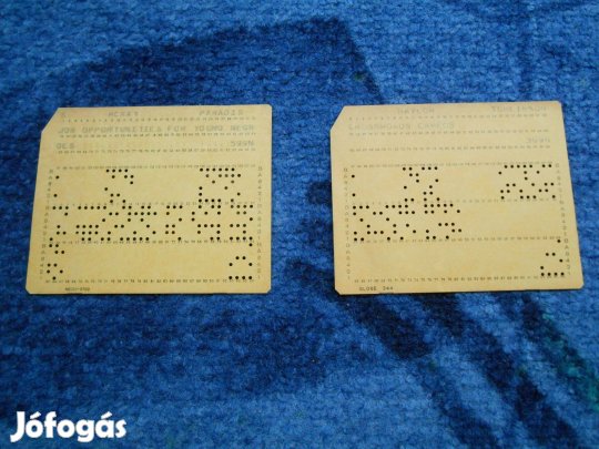 Papír lyukkártyák