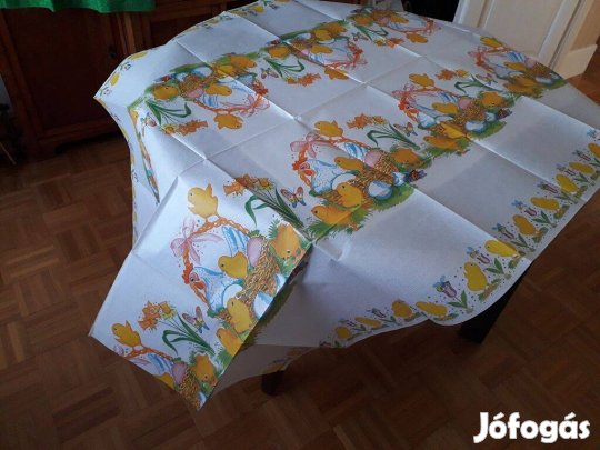 Papír party asztalterítő csibés mintával
