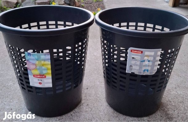 Papírkosár, szemetes kosár. 3 db (műanyag)