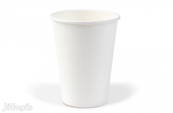 Papírpohár 1000 darab - 180 ml - 70 x 90 mm Fehér pohár