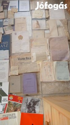 Papírrégiség, munkakönyv, bizonyítvány