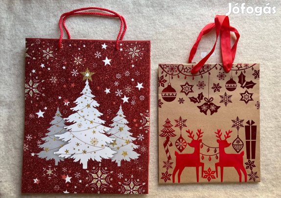 Papírszatyor - ajándéknak, csomag 2 db