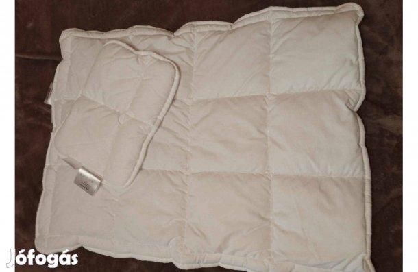 Paplan+párna bébi garnitura naturtex-medisan új