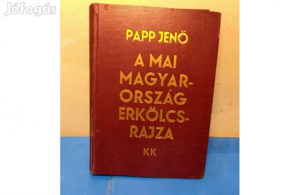 Papp Jenő: A mai magyarország erkölcsrajza