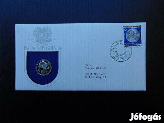 Pápua Új-Guinea 10 toea 1975 Kép szerint