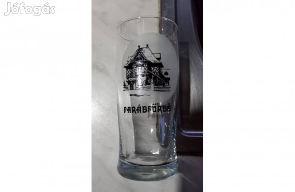Parádfürdő 2 dl üdítős pohár 1 db - Új