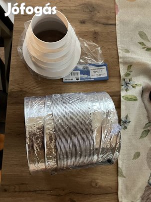 Páraelszívó légtechnikai cső 150 és szűkítő új 