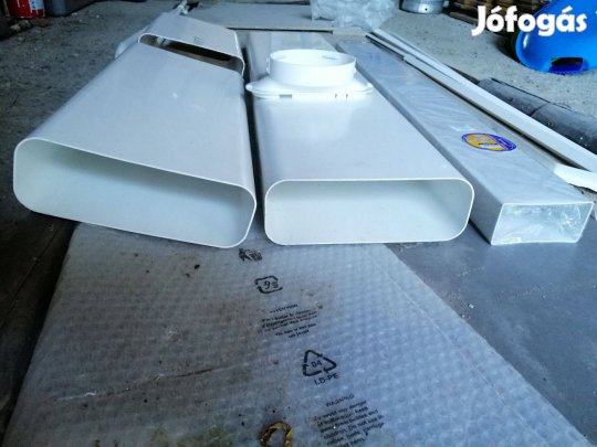 Páraelszívó új levegő szagelszívó cső rejtett elvezetésre fehér kemény