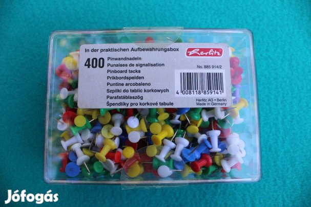 Parafatábla szeg tüske 400 db Herlitz Pinwandnadel