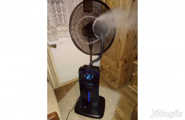Párafelhős, szúnyogriasztós, távirányítós ventilátor 40cm-es átmérő