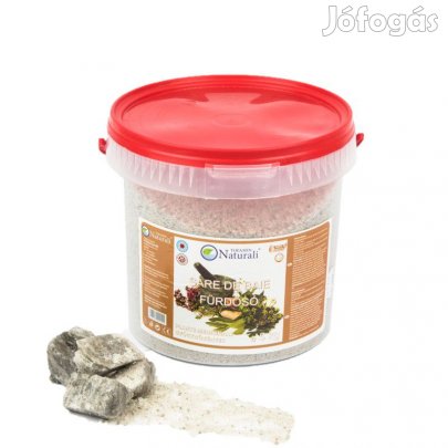 Parajdi fürdősó gyógynövényes 5 kg vödrös fürdősó 760ft/kg