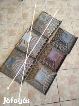 Parapet szélfogó rács