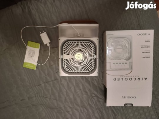 Párásító mini ventilátor. 