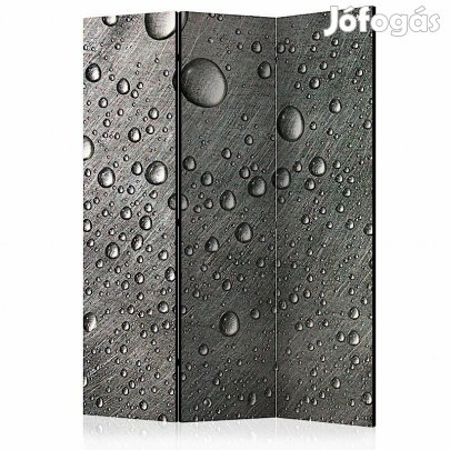 Paraván - Acél felület vízcseppekkel