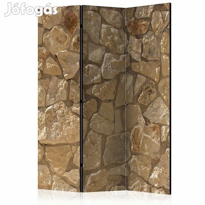 Paraván - Barna kőfal