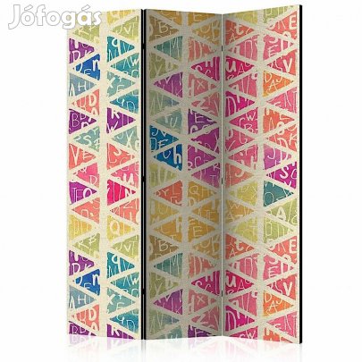 Paraván - Betűk és háromszögek