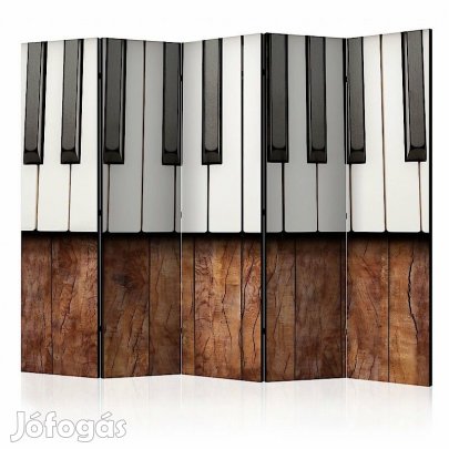 Paraván - Billentyűk mahagóni fán II