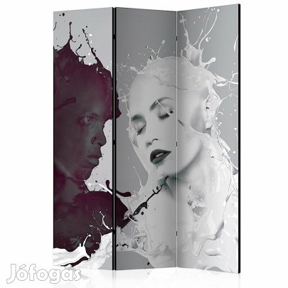 Paraván - Fekete és fehér női alakok