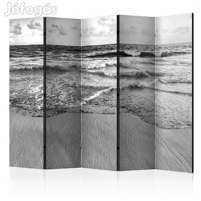 Paraván - Fekete-fehér tengerpart II