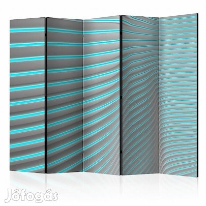 Paraván - Kék neon II