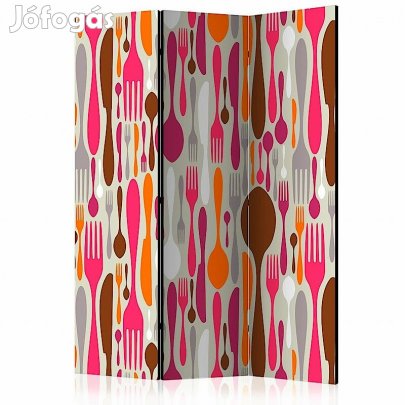 Paraván - Színes evőeszközök