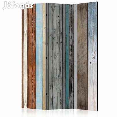 Paraván - Színes fafal