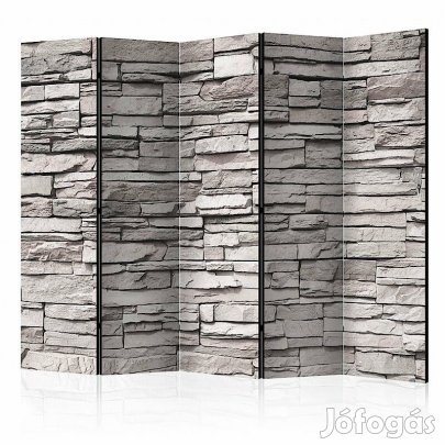 Paraván - Szürke kőfal II