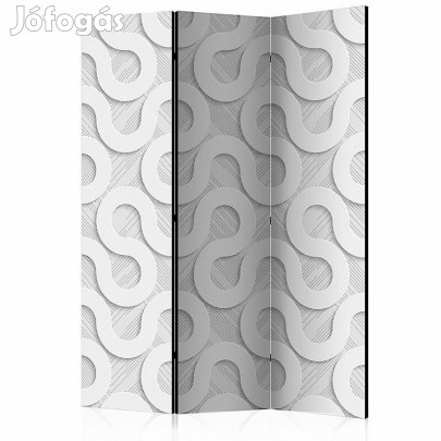 Paraván - Szürke spirálok