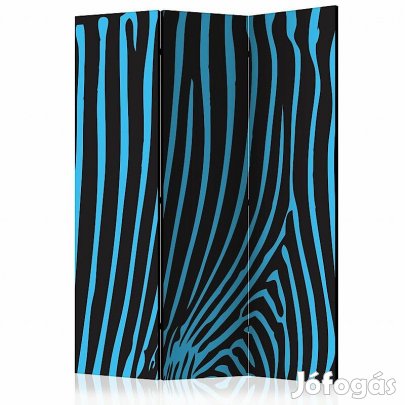 Paraván - Türkiz zebra minta