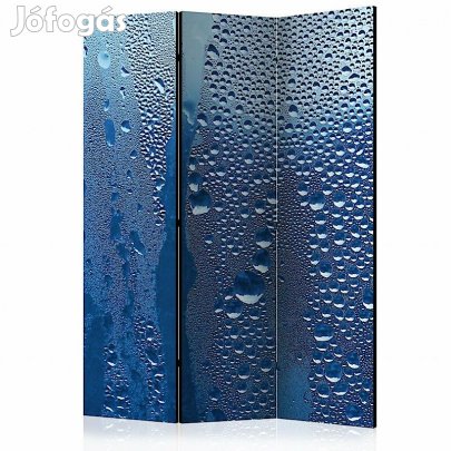 Paraván - Vízcseppek a kék üvegen