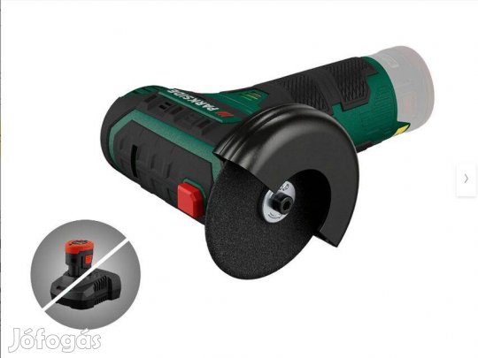 Parkside 12 Voltos akkus flex sarokcsiszoló új, bontatlan kofferben