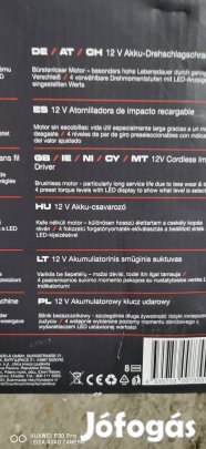 Parkside 12v ütvecsavarozó Pdssap 12 A1