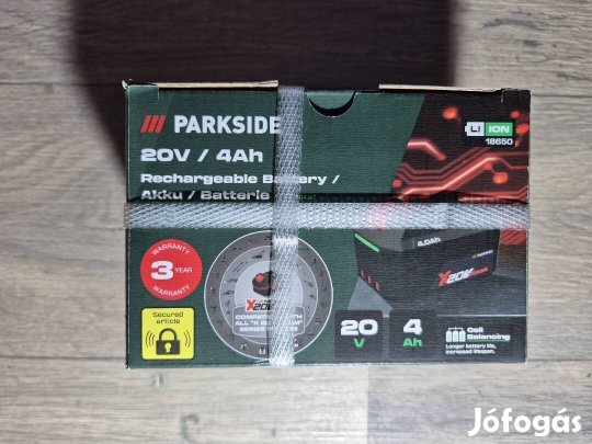Parkside 20V 4AH akkumulátor