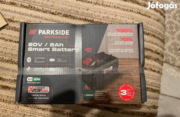 Parkside 20V 8ah Smart akku!