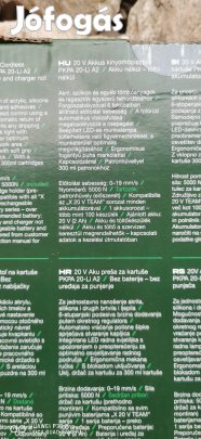 Parkside 20 v akkus szilikon kinyomó. Pkpa 20 LI A2