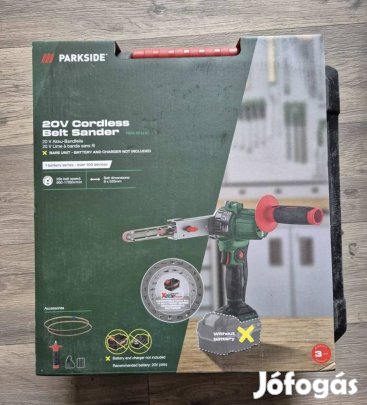 Parkside 20v akkus szalagcsiszoló Pbfa 20-Li A1