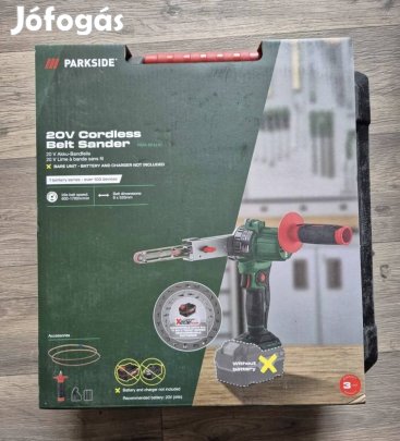 Parkside 20v akkus szalagcsiszoló Pbfa 20-Li A1