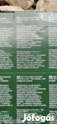 Parkside 20v akkus szilikon kinyomó