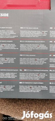 Parkside 20v akkus ütvecsavarozó. Passp 20-LI C4