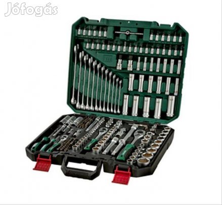 Parkside 216 db racsnis dugókulcs+villáskulcs+bit készlet új bontatlan