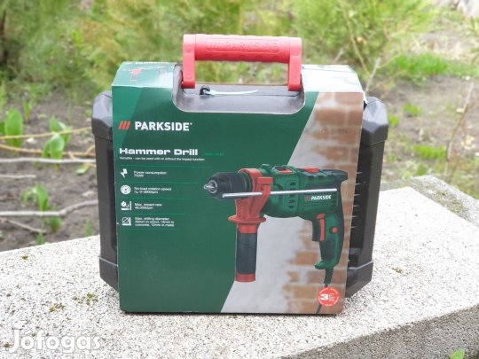Parkside 750W fúró és ütvefúró, új, 3év garanciával