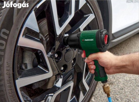 Parkside 850 Nm nyomaték ütvecsavarozó levegős pneumatikus 3év gari új
